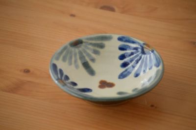 五寸皿 菊紋/育陶園 | ゆいまーる沖縄 ＜Online＞