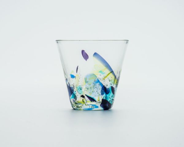 アクアリーフ広口小　RYUKYU GLASS WORKS 海風