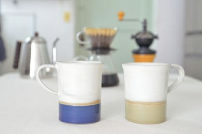 KIBIJIRO MUG BLUE/陶器/やちむん/マグカップ | ゆいまーる沖縄 ＜Online＞