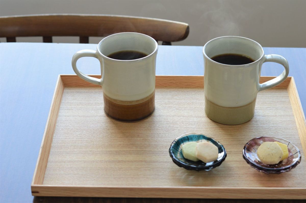 KIBIJIRO MUG LIGHTGREEN/陶器/やちむん/マグカップ | ゆいまーる沖縄