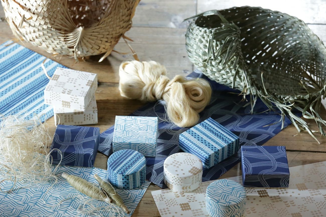 さんぴん茶 KASURI SHIMA su+×シマノネ お茶入り缶 | ゆいまーる沖縄