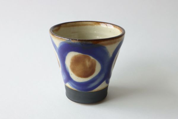 フリーカップ（大）　コバルトアメ/ノモ陶器製作所