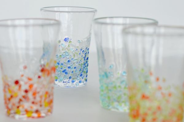 つぶ丸グラスのペアギフト てぃだ工房 | ゆいまーる沖縄 ＜Online＞