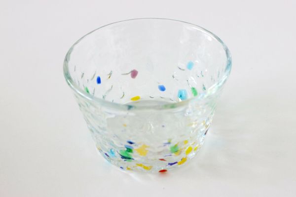 荒磯カーニバル　ミニカップ　RYUKYU GLASS WORKS 海風