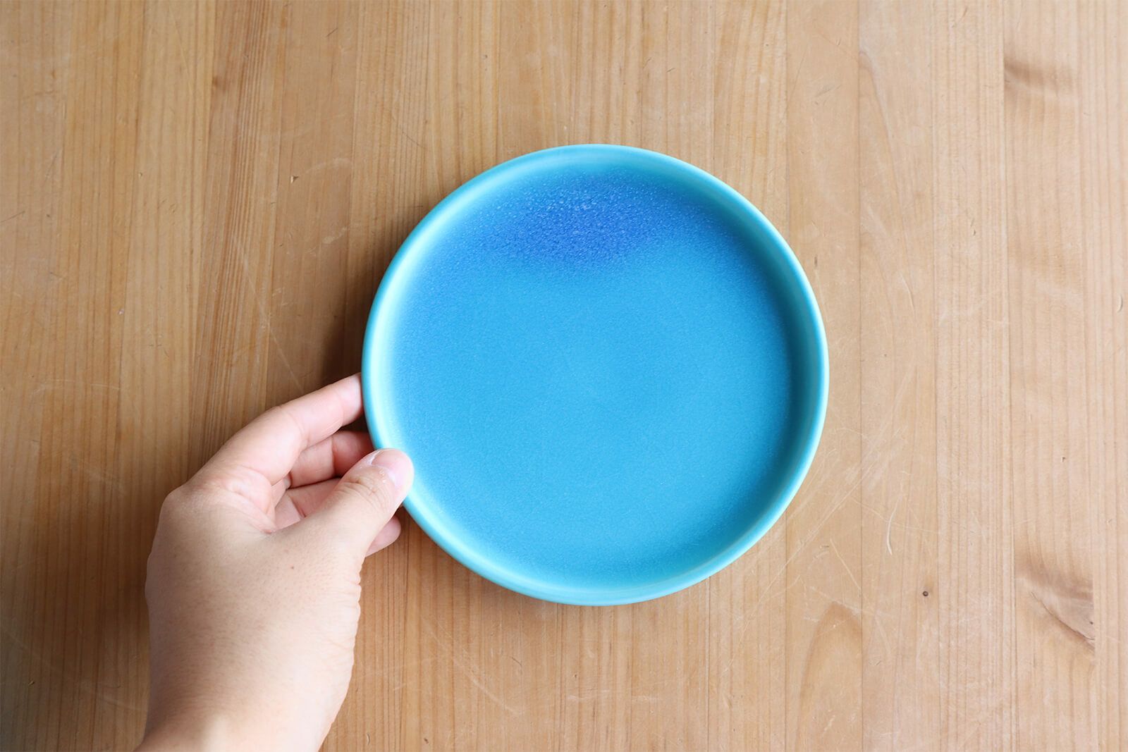 やちむん 七寸皿 三彩 勝窯 | ゆいまーる沖縄 ＜Online＞