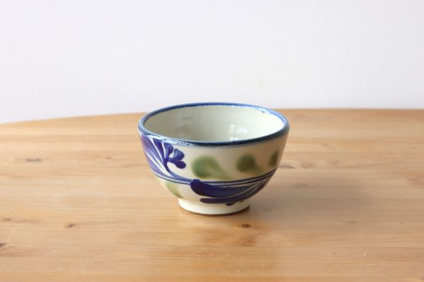 やちむん 汁マカイ（線唐草）/陶眞窯