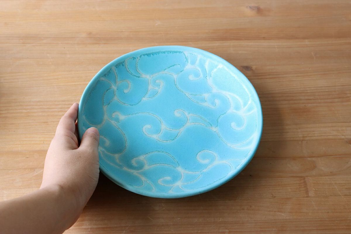 Amazon.co.jp: アラベスク柄 陶器製 レンジ用蒸し器 93 : ホーム