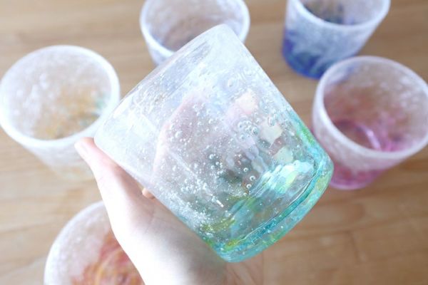 泡花ロックグラス　/ 琉球ガラス工房　雫