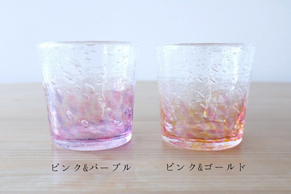 泡花ロックグラス / 琉球ガラス工房 雫 | ゆいまーる沖縄 ＜Online＞