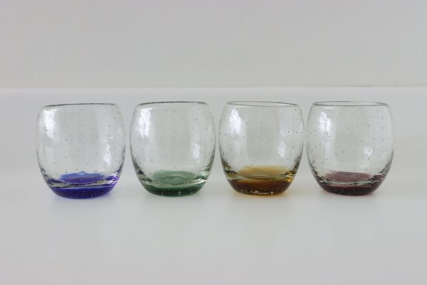底色気泡タルグラス/ガラス工房清天