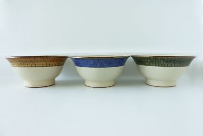 やちむん 6寸そばマカイ （花ぐー） /陶眞窯 | ゆいまーる沖縄 ＜Online＞