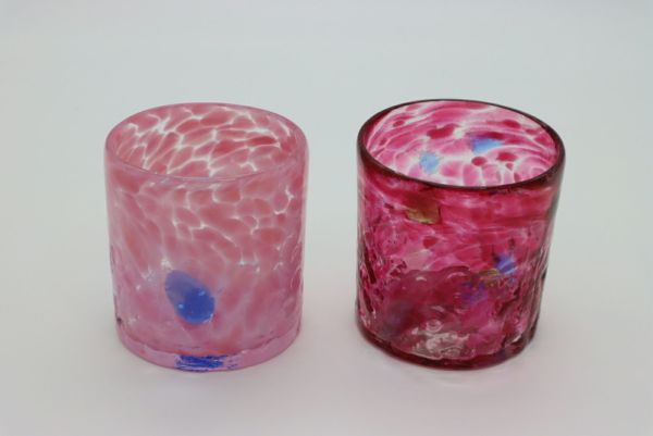波の花ロックグラス(花)/吹きガラス匠工房