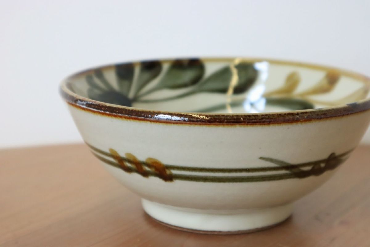 ユズコ様ご確認用　高林窯 変形 捻れ角鉢 牡丹唐草文 角鉢 小鉢 5個 ユズコ様ご確認用 高林窯 変形 捻れ角鉢 牡丹唐草文 角鉢