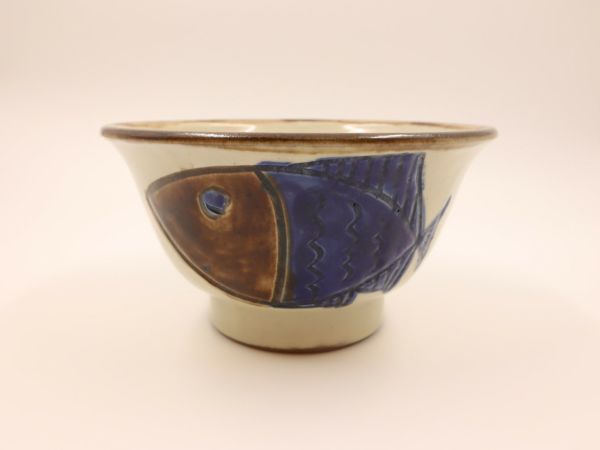 5寸皿 菊花文 アトリエ五香屋 | ゆいまーる沖縄 ＜Online＞